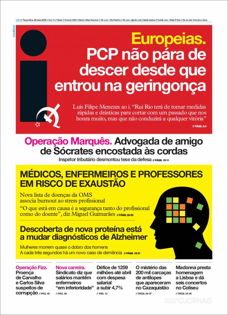 Portada de I - informação (Portugal)