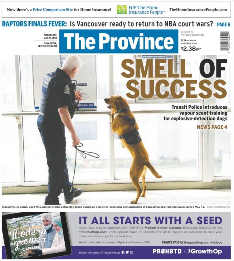 Portada de The Province (Canada)