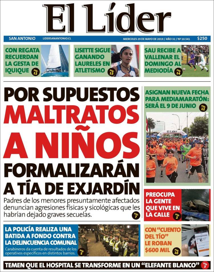 Portada de Lider de San Antonio (Chile)