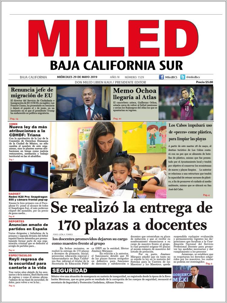 Portada de Miled - Baja California Sur (México)