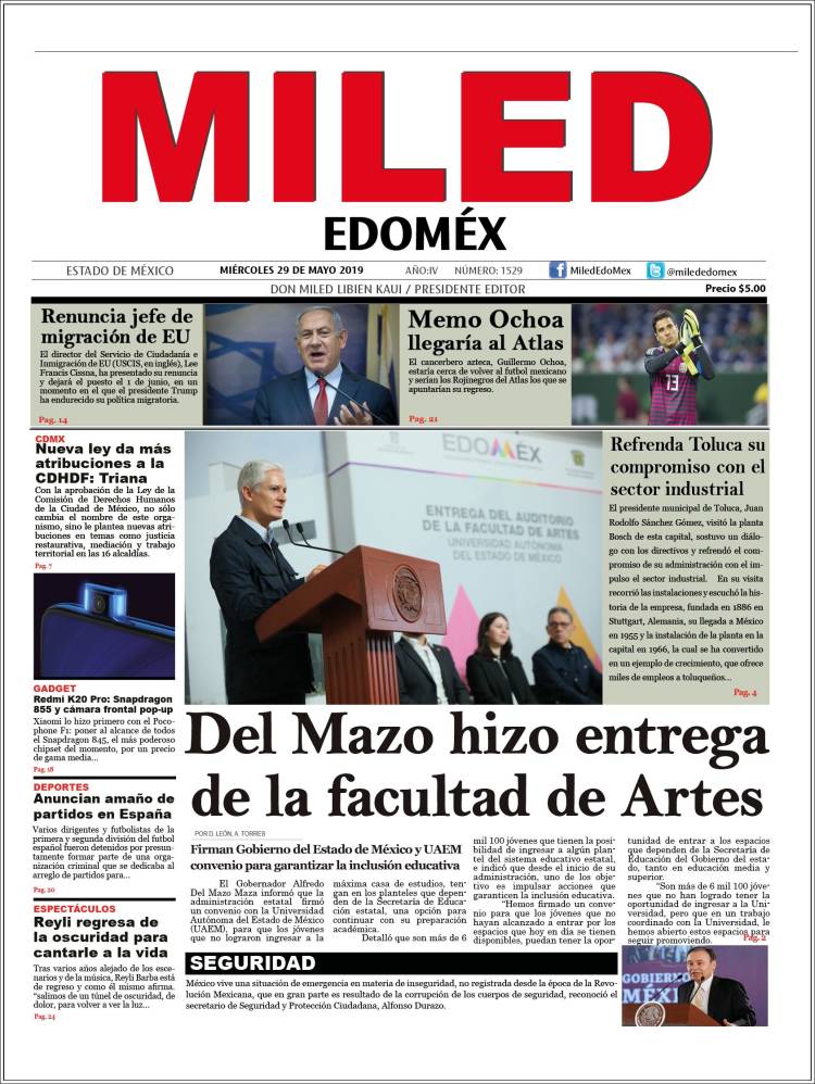 Portada de Miled - Estado de México (México)