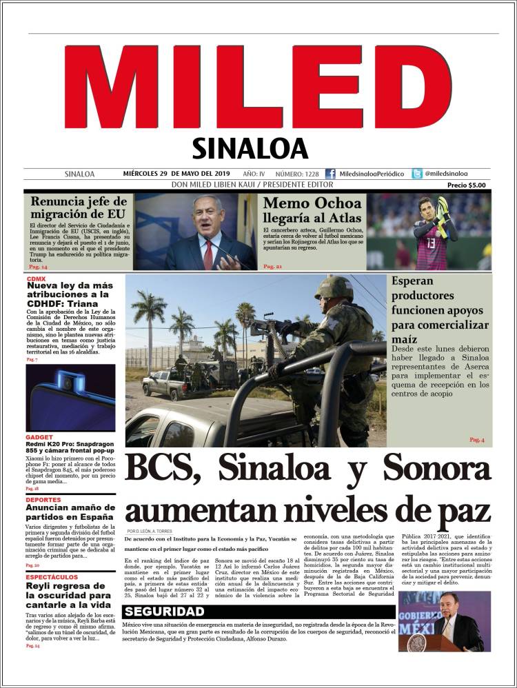 Portada de Miled - Sinaloa (México)