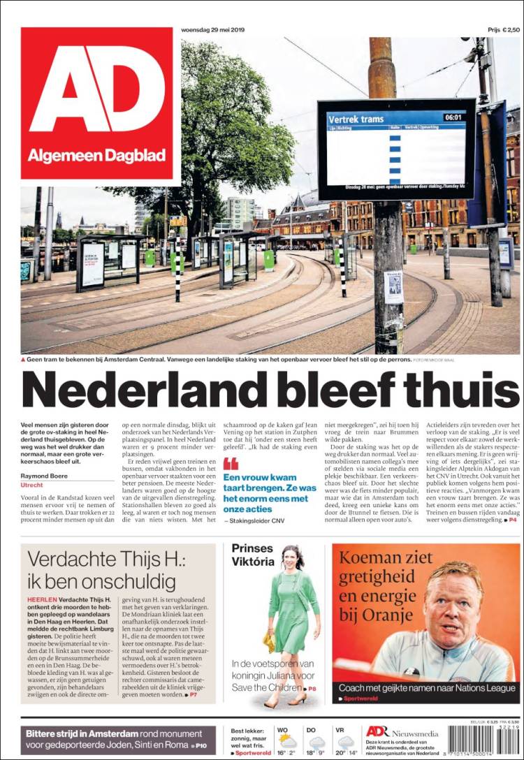 Portada de AD (Pa&iacute;ses Bajos)