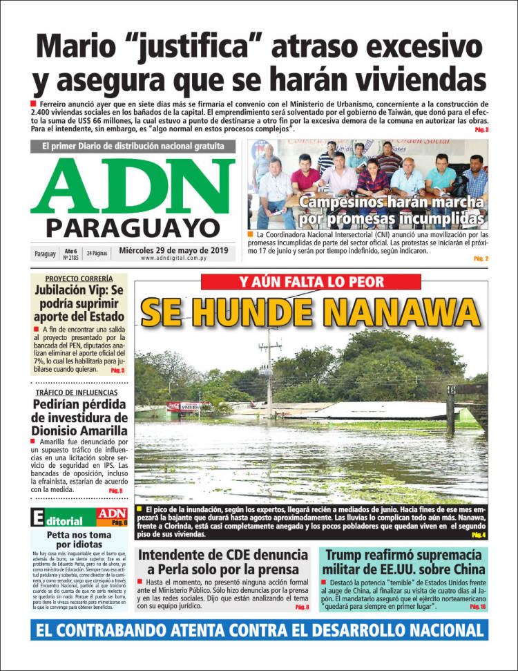 Portada de ADN Paraguayo (Paraguay)