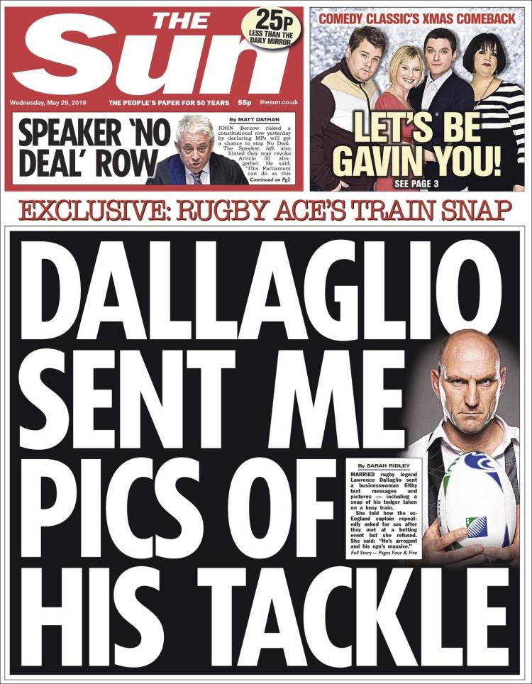 Portada de The Sun (Reino Unido)