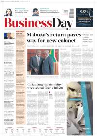 Portada de Business Day (South Africa)