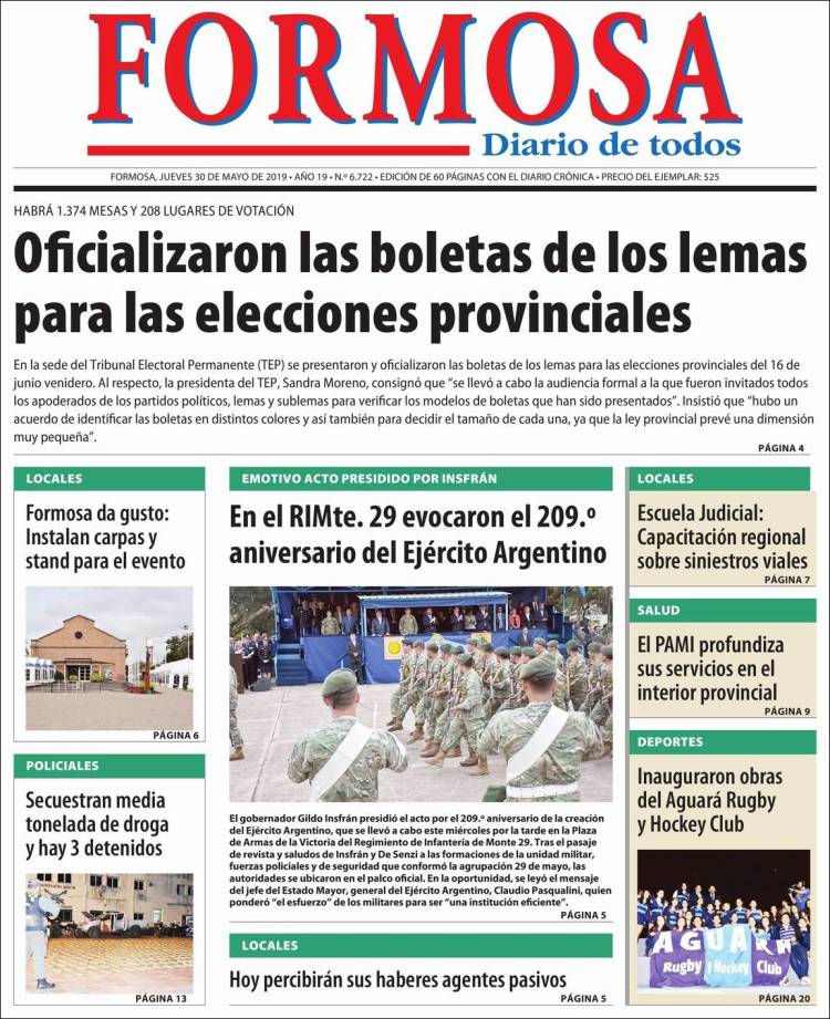 Portada de Formosa (Argentina)