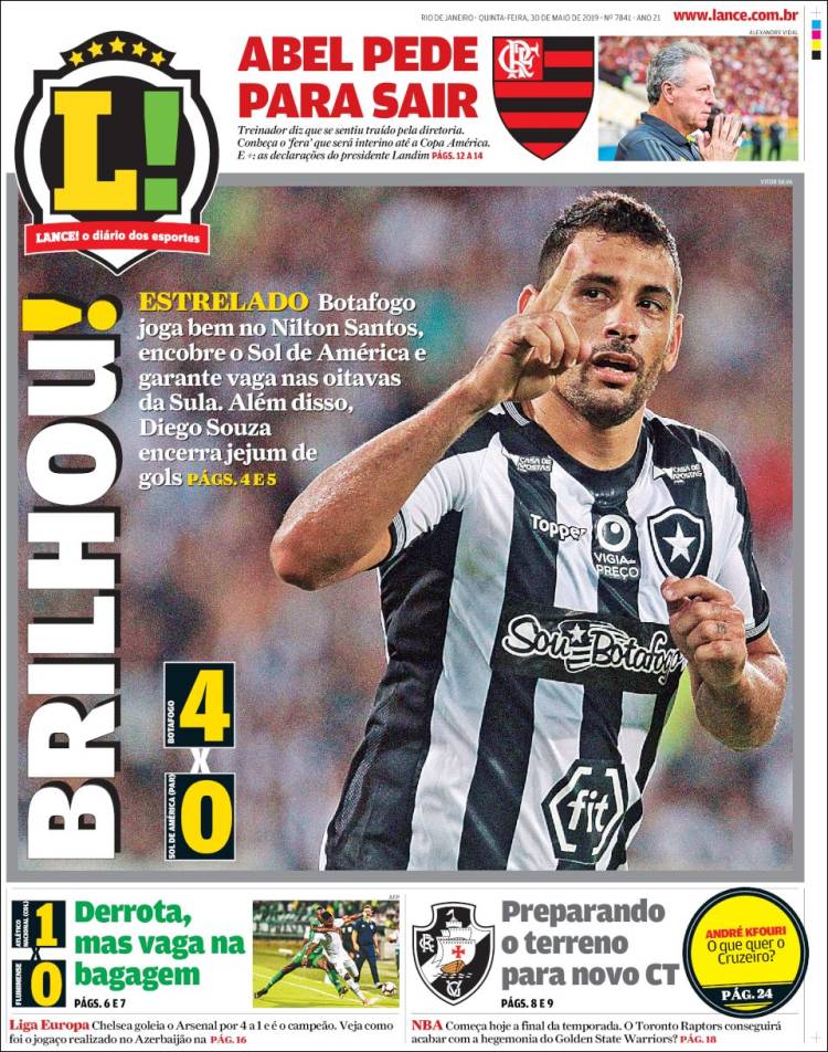 Portada de Lance! (Brasil)