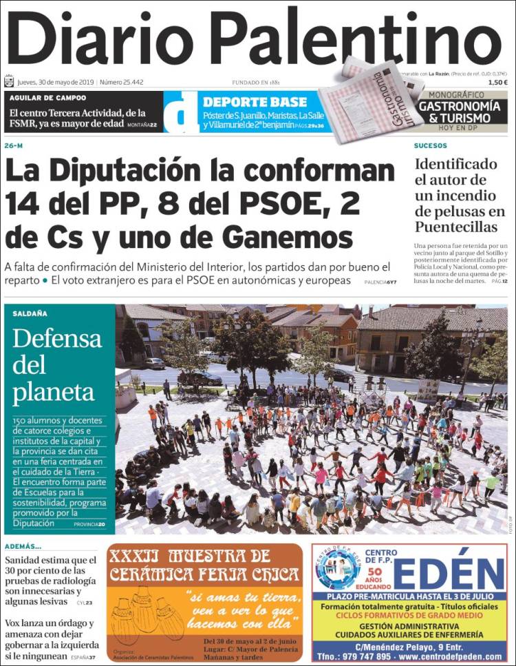 Portada de Diario Palentino (España)