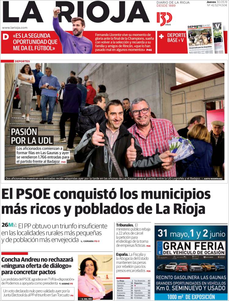 Portada de La Rioja (España)