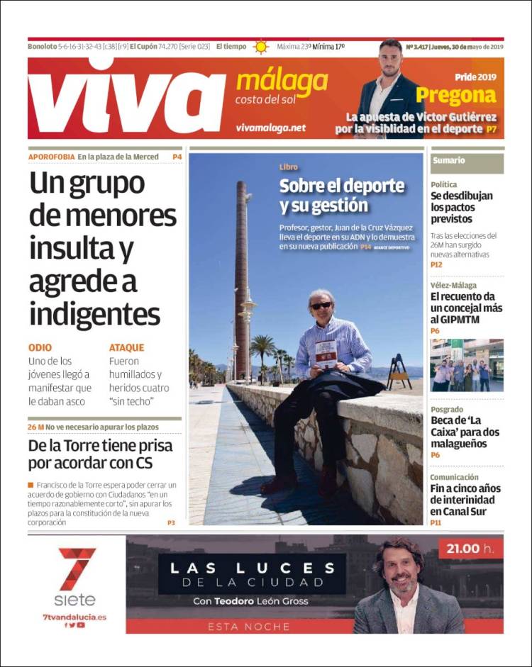 Portada de Viva Málaga (España)