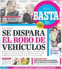 Portada de Diario Basta (México)