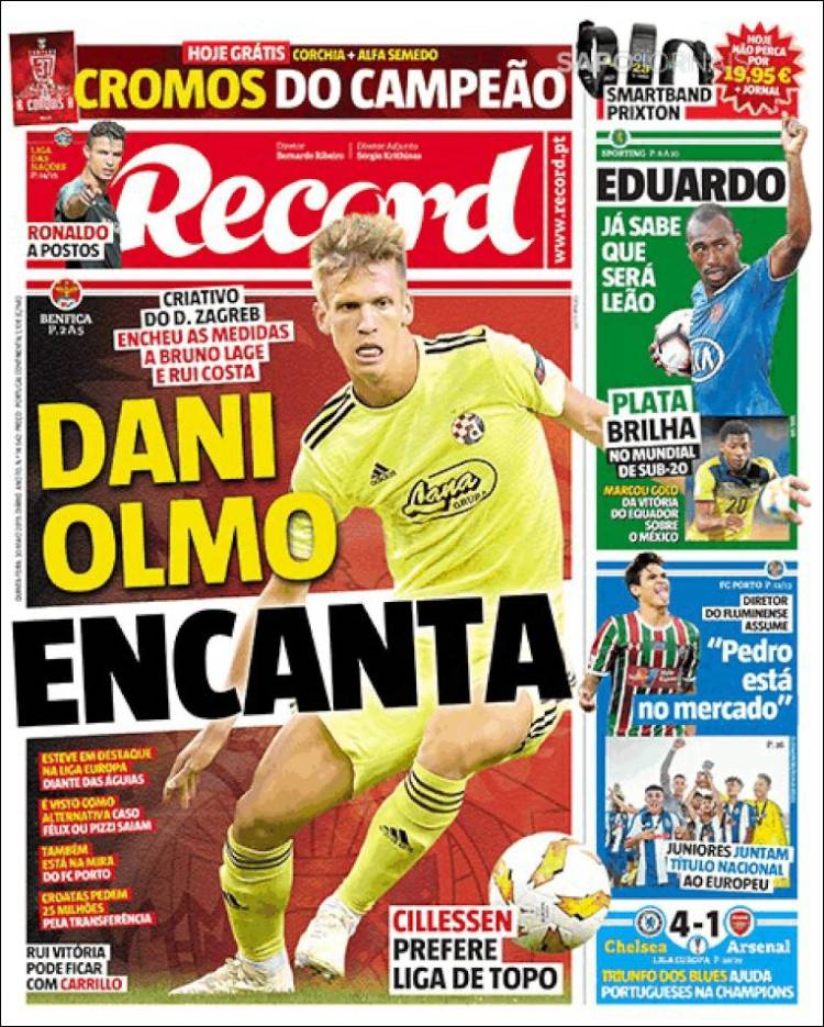 Portada de Record (Portugal)