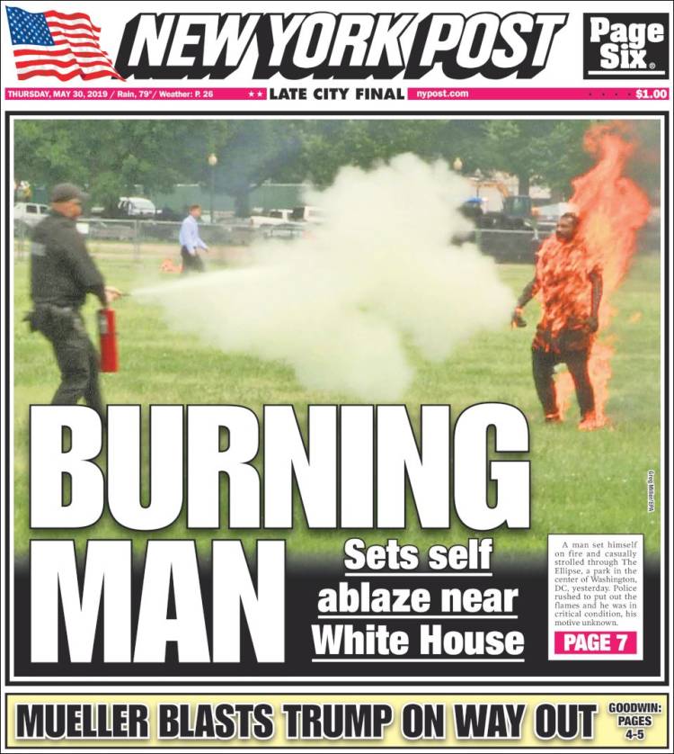 Portada de New York Post (USA)