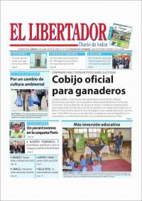 Portada de Diario El Libertador (Argentina)