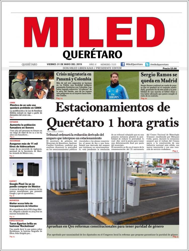 Portada de Miled - Querétaro (M&eacute;xico)