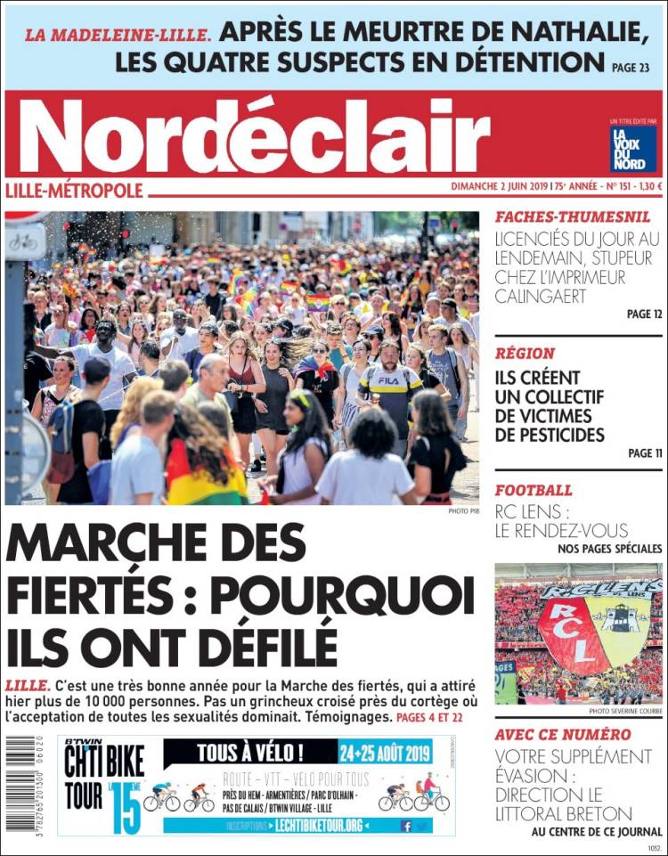 Portada de Nord Éclair (Francia)