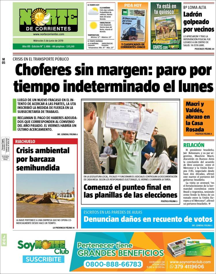 Portada de Norte Corrientes (Argentina)