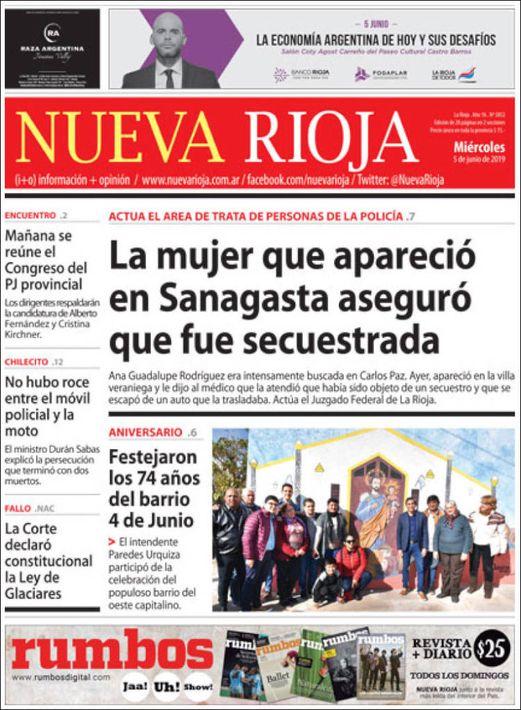 Portada de Nueva Rioja (Argentina)
