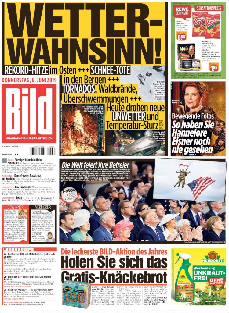 Portada de Bild (Alemania)