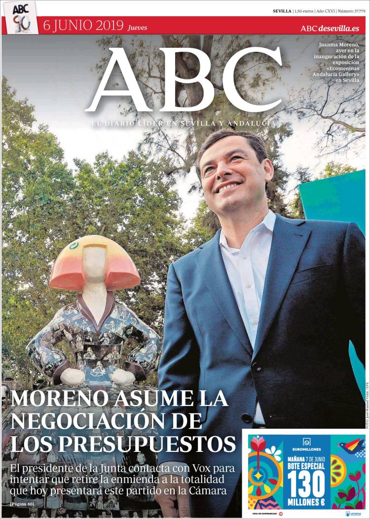 Portada de ABC - Sevilla (España)