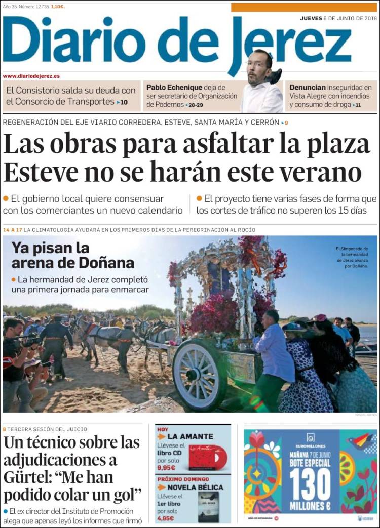 Portada de Diario de Jerez (España)