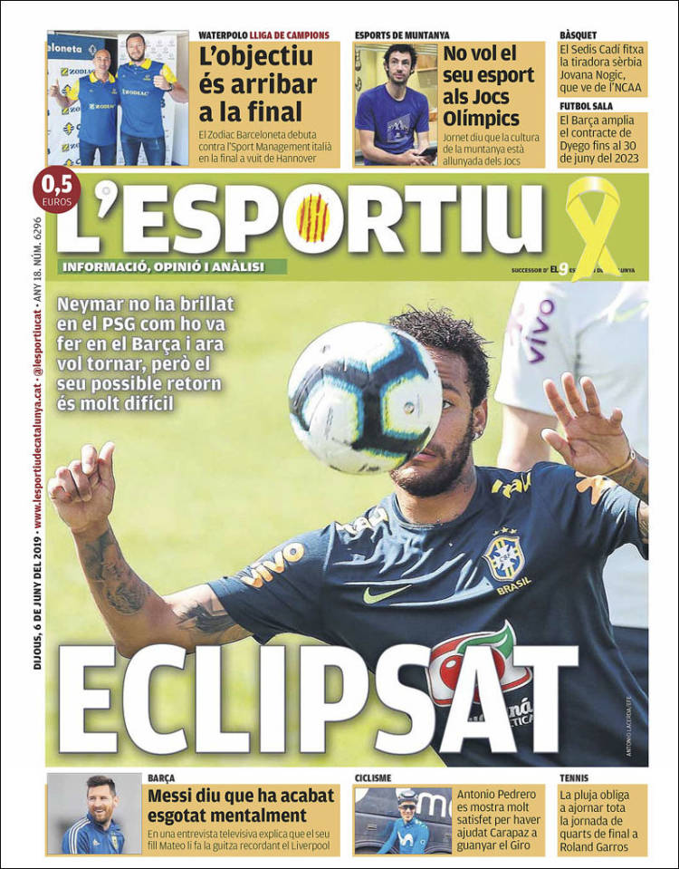 Portada de L'Esportiu (España)