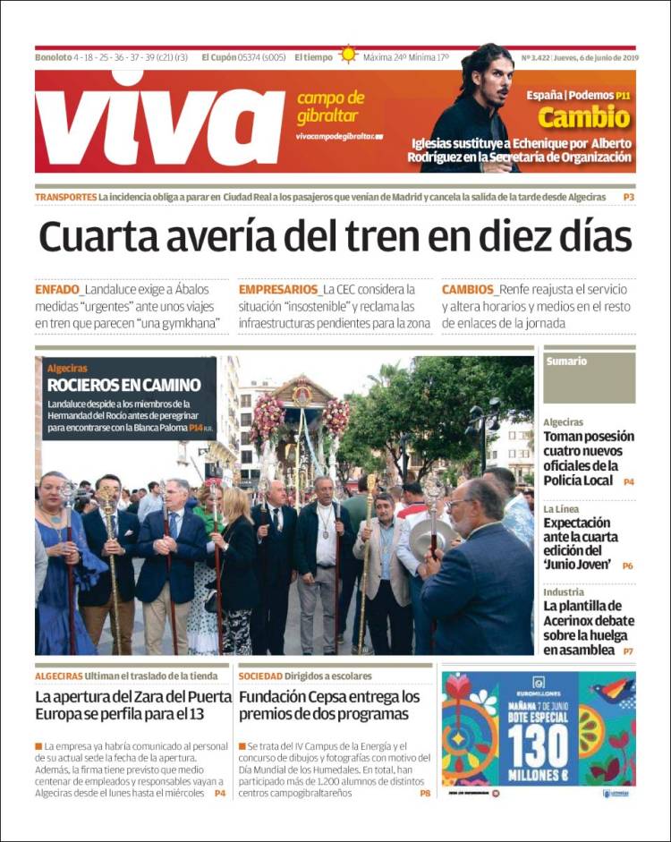 Portada de Viva Campo de Gibraltar (España)