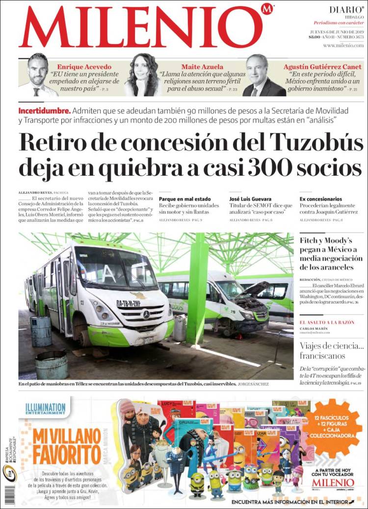 Portada de Milenio de Hidalgo (México)