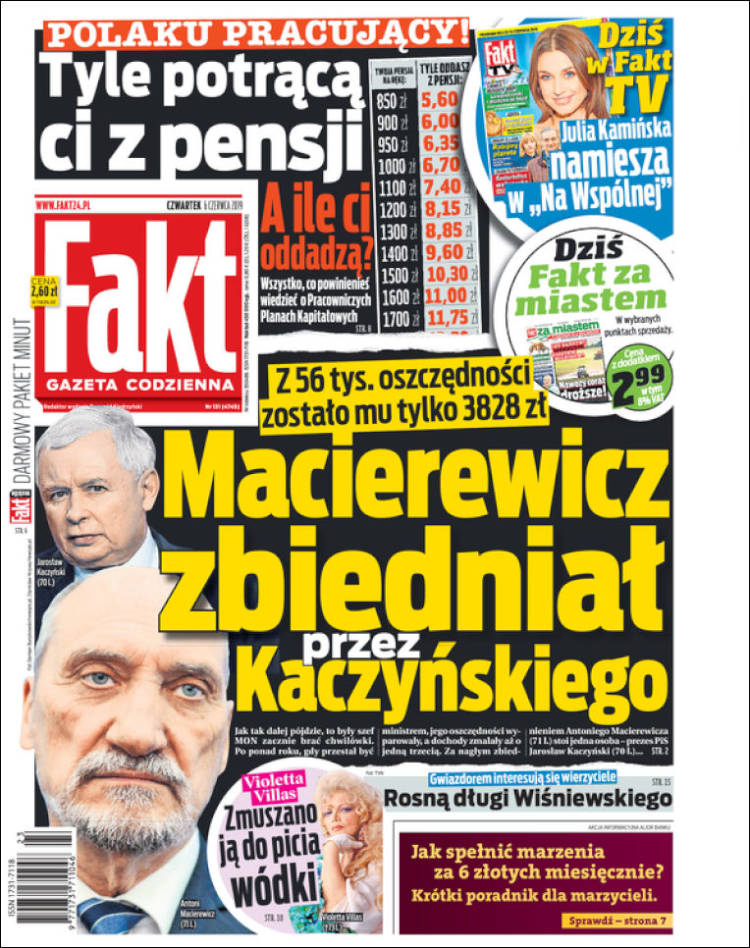 Portada de Fakt (Polonia)