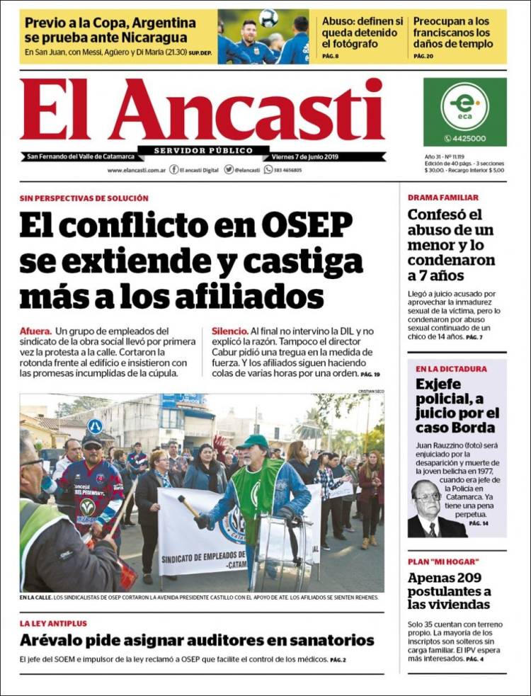 Portada de El Ancasti (Argentine)