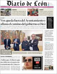 Portada de Diario de León (España)