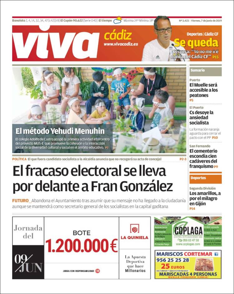 Portada de Información - Cadiz (España)