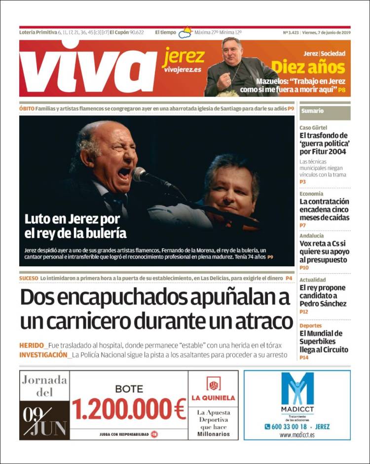 Portada de Información - Jerez (España)