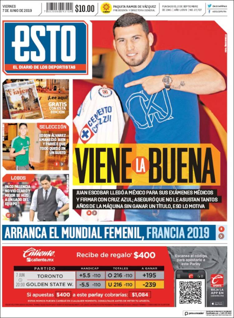 Portada de Esto (Mexique)