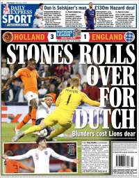 Portada de Express Sport (Royaume-Uni)