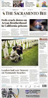 Portada de The Sacramento Bee (États-Unis)