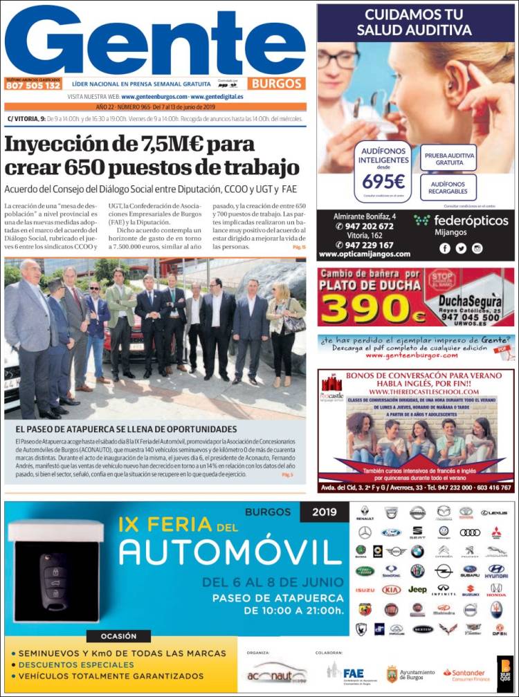 Portada de Gente en Burgos (Espa&ntilde;a)