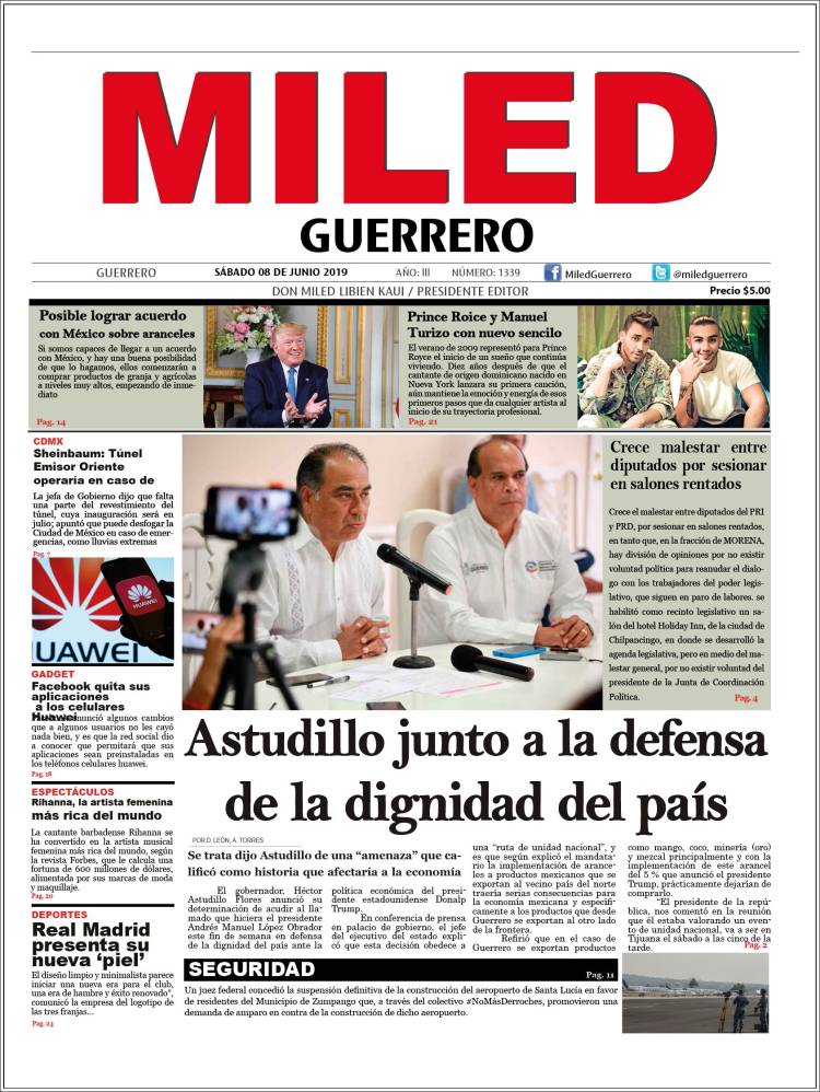 Portada de Miled - Guerrero (México)