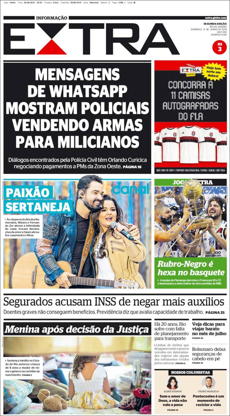 Portada de Extra (Brasil)