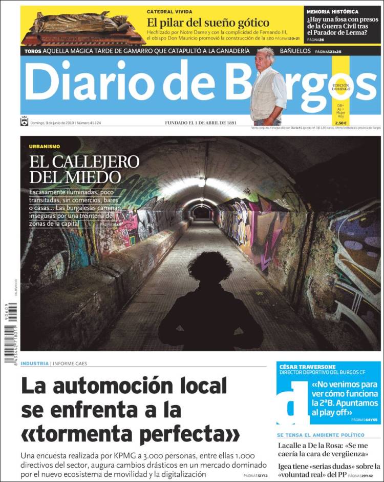 Portada de Diario de Burgos (Espa&ntilde;a)