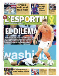 Portada de L'Esportiu (Espa&ntilde;a)