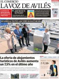 Portada de El Comercio - Avilés (Espa&ntilde;a)