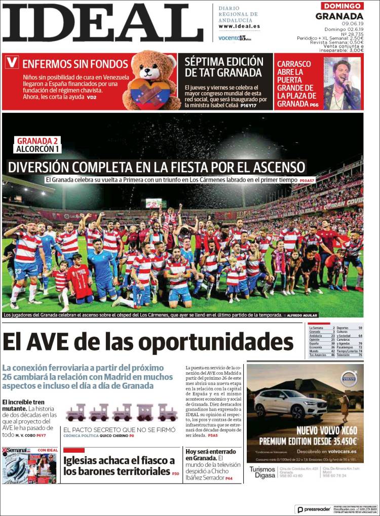 Portada de Ideal (Espa&ntilde;a)