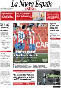 Portada de La Nueva España - Gijón (Espa&ntilde;a)