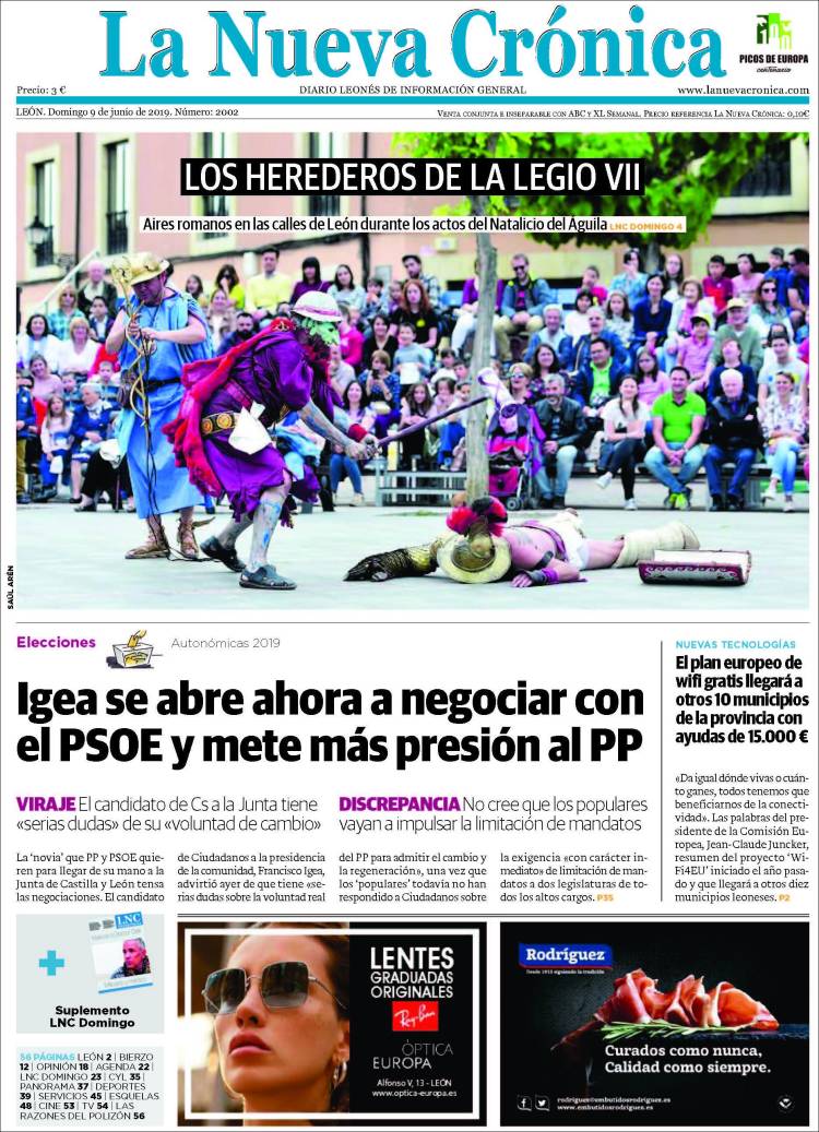 Portada de La Nueva Crónica (Espa&ntilde;a)