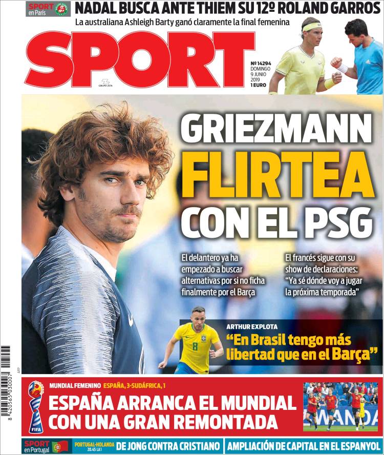 Portada de Sport (Espa&ntilde;a)