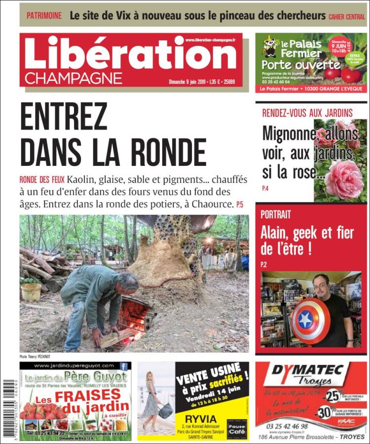 Portada de Libération Champagne (Francia)