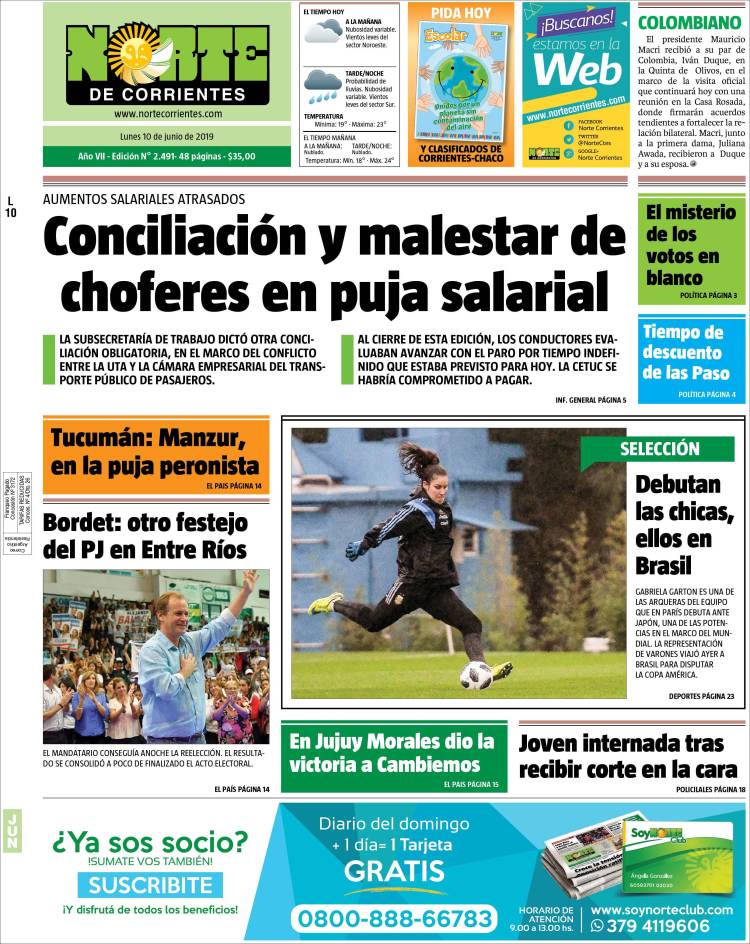 Portada de Norte Corrientes (Argentina)