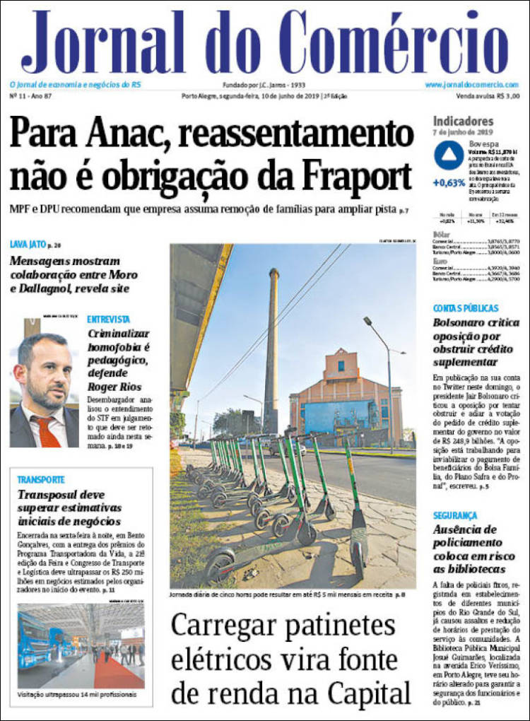 Portada de Jornal do Comércio (Brasil)